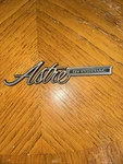 Vtg 1974 75 76 77 Pontiac Astre Car Vehicle Fender Emblem Script Badge 2956457. Fixed Price $20.00.
