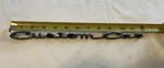 Vintage Ford Custom Cab Script Emblem Badge. Fixed Price $12.99.