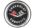 New Trim Parts Rear Crossed-flag Emblem Logo / For 1962 Chevy Corvette 5087AS. Fixed Price $171.99.