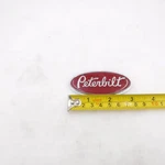 Peterbilt Horn Pad Steering Wheel Emblem Badge 1-1/4" X 3" Red/chrome 2252-001. Fixed Price $39.99.