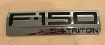 04-08 Ford F-150 Triton Chrome Fender Emblem Oem 4L34-16B114-GB. Fixed Price $15.26.