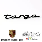 Porsche Targa Script Emblem Black Turbo Carrera #91155930742. Fixed Price $135.00.