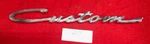 1964 Ford Custom Emblem Script. Fixed Price $25.00.