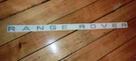 Land Rover Range Classic Rrc Hood Bonnet / Tailgate Oem Font Replica Decal. Fixed Price $14.47.