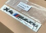 Bmw F26 Genuine Rear Trunk Emblem "X4 M40I" Lettering Badge New Dark Chrome. Fixed Price $68.99.