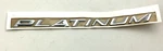 2020 2023 Ford Escape Explorer Chrome Platinum Liftgate Emblem LB5Z-9942528-B. Fixed Price $40.93.