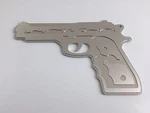 Bully Pistol/gun Emblem Stainless Steel Dual Layer 3-D Decal Ford Trucks 4X4. Fixed Price $9.99.