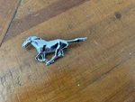 1974-1978 Ford Mustang Horse Emblem Badge D4ZB 6920802-AA Oem Unused Chrome 2.5. Fixed Price $15.00.