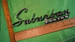 CC82 Plymouth Custom Suburban Fender Emblem 1956-9 #1694495. Fixed Price $129.99.