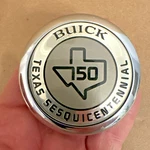 Texas Sesquicentennial 1986 Buick Lesabre Hood Emblem 25526147 - 3" Diameter. Fixed Price $99.99.