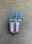 Chevrolet 230 Part # 3864242 Emblem Name Badge Metal. Fixed Price $8.40.