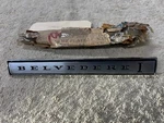 Mopar Nos Frt. Fender Emblem "belvedere I" 67 1 2DR, 4DR, S/wagon. Fixed Price $149.50.