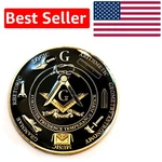 Stylish 3'' Diameter Masonic Auto Emblem - Perfect For Car Personalization. Fixed Price $19.79.