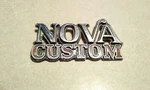 Vintage 75 76 77 78 79 Chevy Nova Custom Metal Trunk Emblem Badge Trim Oem. Fixed Price $20.99.