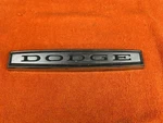 Lqqk! Vintage 1964 Dodge Dart Deck Lid Emblem Badge Ornament Trunk Part #2480292. Fixed Price $59.95.