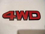 Honda Passport Rear "4WD" Emblem 99. Fixed Price $11.75.