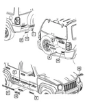 Genuine Mopar Dimensional Graphic 55156043AB. Fixed Price $67.28.