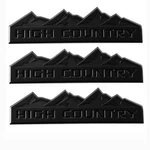 Yoaoo 3PACK Black High Country Emblem Badges Door Tailgate 3D Nameplate. Fixed Price $57.31.