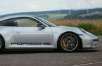 Custom Stripe Side Porsche Vinyl Decal Set For 911 2020-2026 992. Fixed Price $55.00.