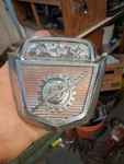 Rare 1952-56 Ford Truck Hood Emblem Ornament F100? Pickup BACAA-16637-A Stars. Fixed Price $45.00.