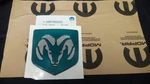 New Nos Oem Genuine Mopar Dodge Truck 1500 2500 3500 Ram Emblem Decal Teal. Fixed Price $17.00.