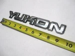 Gmc Yukon Chrome Emblem Tailgate Side Door 9" 2000 To 2006 Oem 15736210. Fixed Price $13.18.