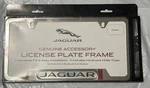 Jaguar Genuine Accessorieslicense Plate Frame 02C2A1173POLISHED Silver. Fixed Price $98.00.