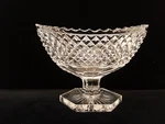 Vintage American Brilliant Period Cut Glass Master Salt Bowl. Fixed Price $97.46.