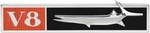 1968 Plymouth Barracuda V8 Fish Front Fender Emblem Drivers Side. Fixed Price $66.04.