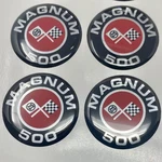 1965-73 Ford Magnum 500 Wheel Center Cap Emblem Mustang Torino Fairlane Set 4. Fixed Price $19.99.