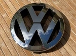 Volkswagen Touareg Routan Front Grille Emblem Trim Badge Oem 7L6853601A. Fixed Price $26.99.