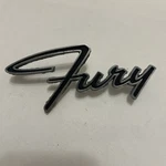 Vintage Plymouth Fury Metal Fender Emblem 2524233 Oem - Used Late 60. Fixed Price $25.95.