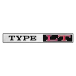 Oer "type Lt" Chrome/black/red Adhesive Backed Sail Panel/rear Emblem. Fixed Price $64.24.
