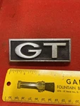 Nos 1968 Ford Mustang Gt Front Fender Emblem C7GB-16720-B Fox Co. Fixed Price $125.00.