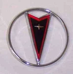 Nos Oem Pontiac Bonneville Front Grille Emblem 1990 - 91 Chrome. Fixed Price $29.75.