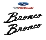 2021-2026 Ford Bronco Oem M-1447-BSGS 9" Gloss Black Script Fender Emblems Pair. Fixed Price $54.95.