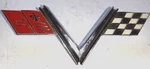 Nos Oem 1967 Chevy Impala Caprice Belair Flags Gm Part #3899582 Factory Original. Fixed Price $50.00.