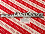 Oem Toyota Land Cruiser 1981-1990 BJ60 FJ60 FJ62 Rear Quarter Emblem 75370-60020. Fixed Price $39.95.
