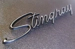 1969-1976 Corvette Stingray Fender Emblem Chrome & Black Paint Gm 3956216. Fixed Price $50.00.
