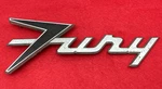 Vintage 1959 Plymouth Fury Quarter Panel Emblem Nameplate Badge 1866627 Oem. Fixed Price $67.45.