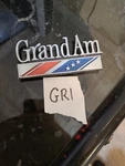 1973 74 Pontiac Grand Am Trunk Lid Emblem Oem 9676369 Gm Bin GR1. Fixed Price $53.99.
