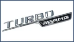 Genuine Mercedes Cla Turbo Amg Emblem Badge Left Fender Oem 1768170315. Fixed Price $69.79.
