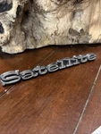 1969 1970 2902789 Plymouth Satellite Emblem Nice Original Condition. Fixed Price $29.99.
