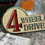 New Genuine Oem Toyota 69-80 Land Cruiser Rear FJ40 BJ40 4WD Emblem 75453-60012. Fixed Price $20.00.