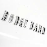 Letter Set Dodge Dart 70-74 Challenger Hood Badge Emblem In Metal. Fixed Price $57.00.