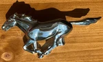 Oem 1975 1976 1977 1978 Mustang Mach Rallye Front Grille Horse Emblem Nos New. Fixed Price $45.00.