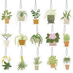 Hanging Plant Air Freshener Decor, Cute Count (pack Of 15), Green. Fixed Price $20.78.