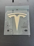 New Oem Tesla Model 3 Y Front Hood Logo Badge Emblem 1494949-00-A. Fixed Price $22.50.