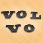 For Volvo Rear Trunk Lid Letter Badge Nameplate 3D Emblem Sport Matte Universal. Fixed Price $19.81.