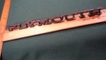 CG72 Plymouth Hood Nose Emblem Vintage 1971-2 #4229410 Valiant Scamp. Fixed Price $29.99.